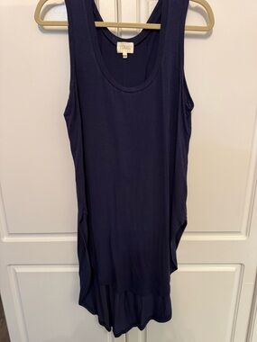 Anthropologie- Deletta Navy Crewneck Tee